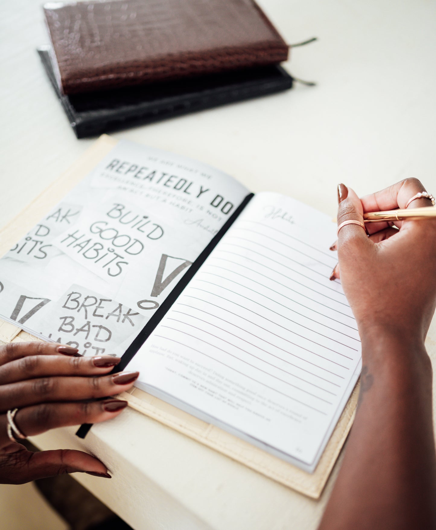 Self-Care Journal (Ivory)